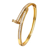 Bracelete Prego Banhado em Ouro 18k