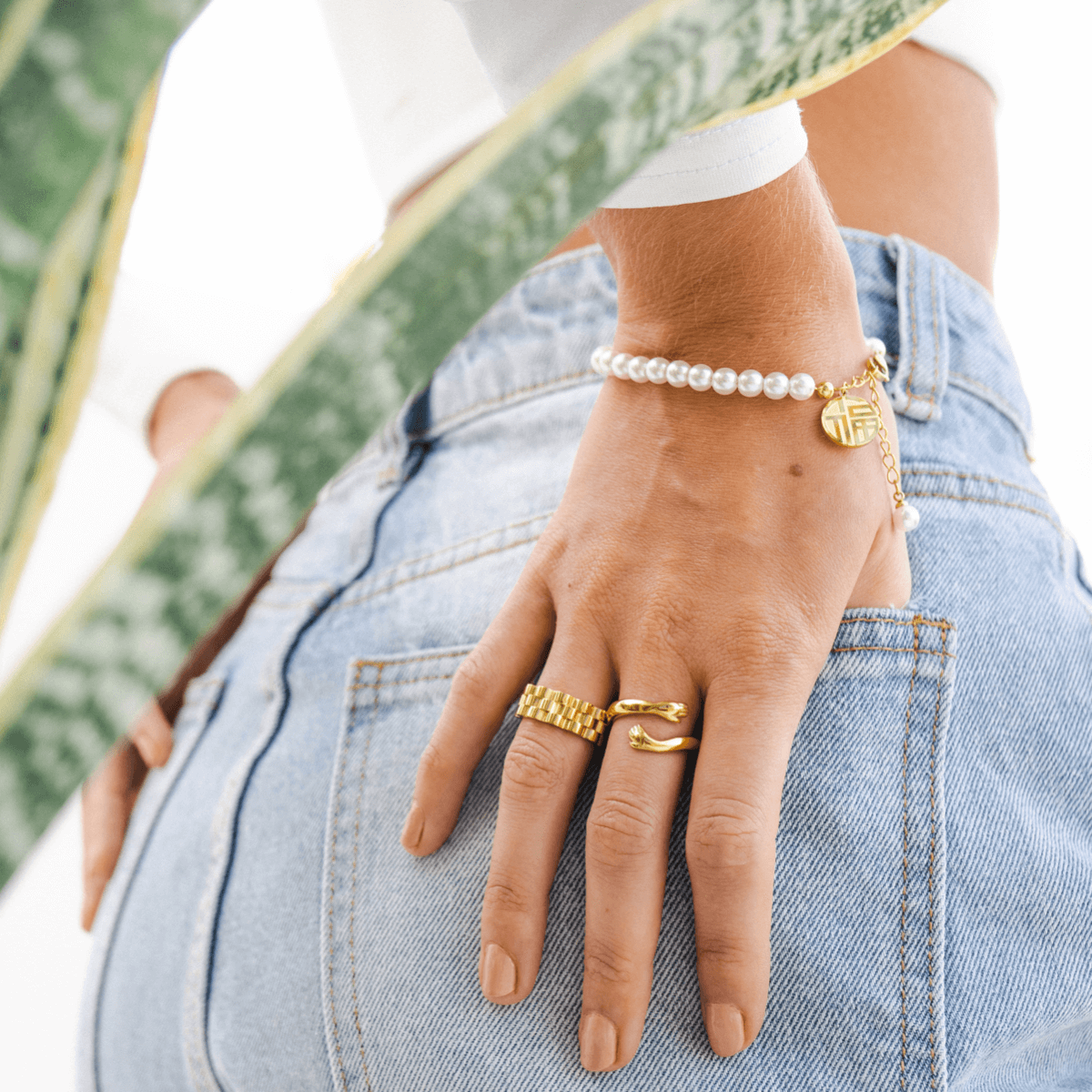 18K Gold Plated Hug Ring