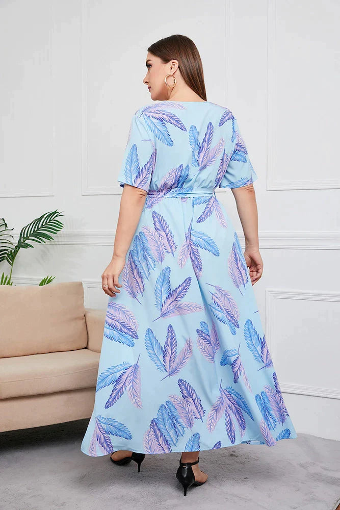 Vestido Plus Size Soltinho Floral