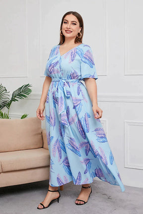 Vestido Plus Size Soltinho Floral