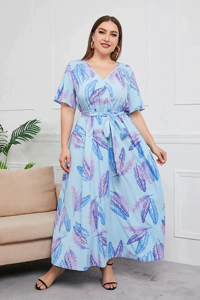 Vestido Plus Size Soltinho Floral