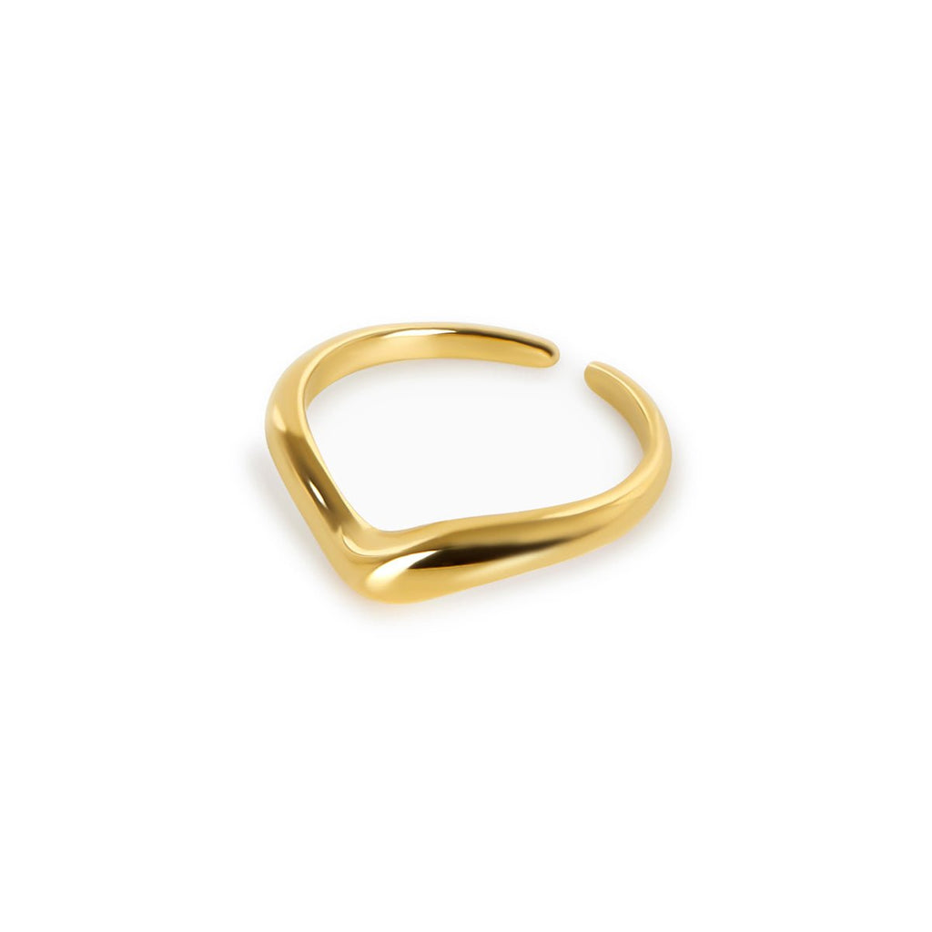 Aspen Ring Plated in 18k Gold