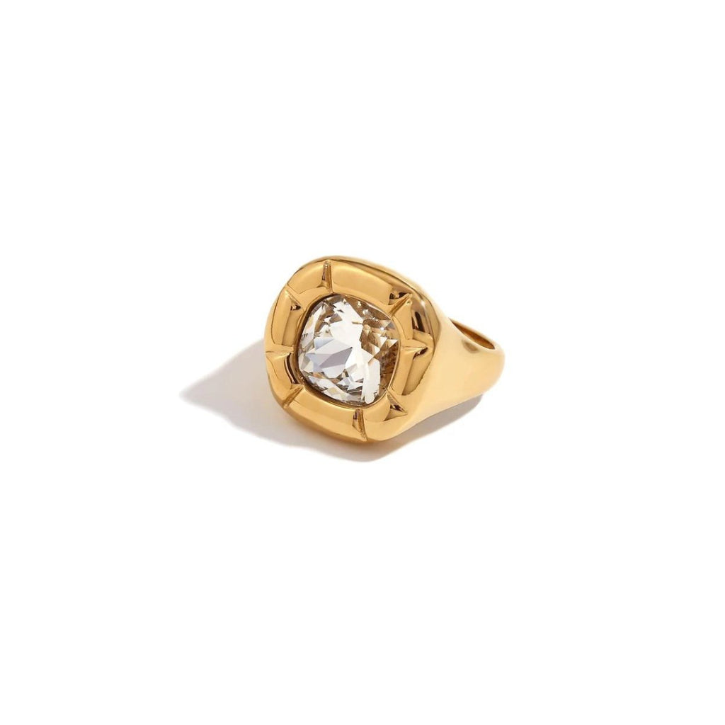 Dulcis Cocktail Ring Plated in 18K Gold