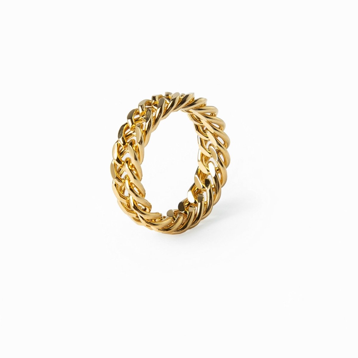 18K Gold Plated Chain Ring