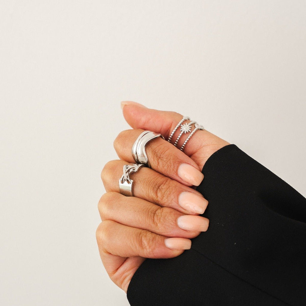 Corset Ring - Silver