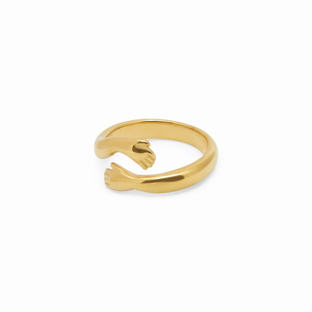 18K Gold Plated Hug Ring
