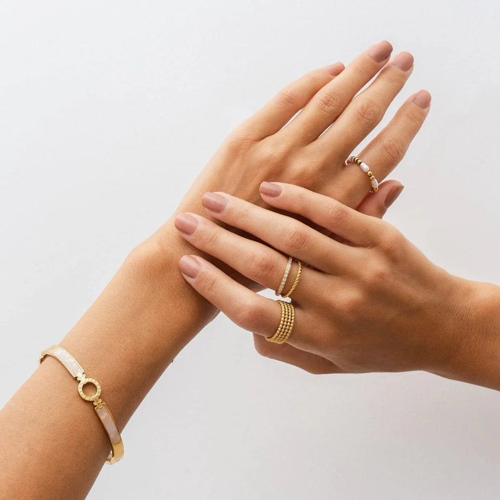 Iconic Sphere Ring Plated in 18K Gold