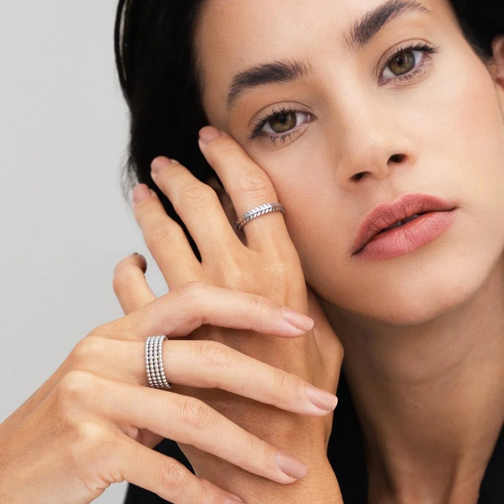 Iconic Sphere Ring - Silver