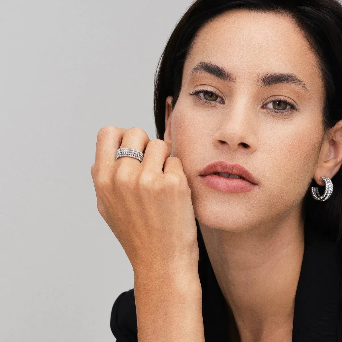 Iconic Sphere Ring - Silver