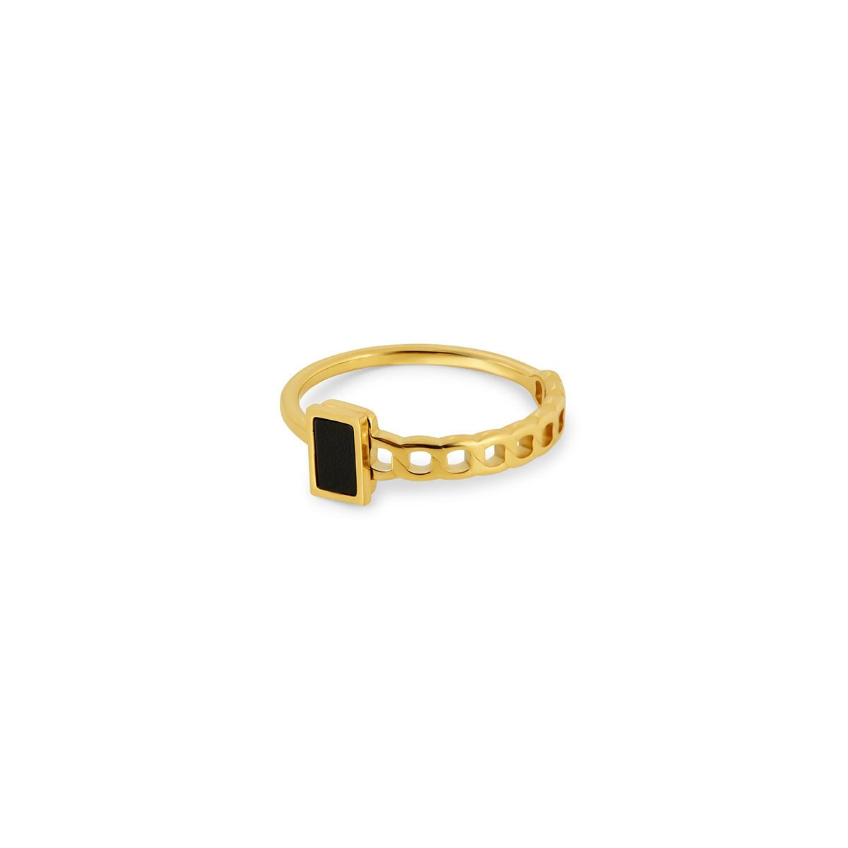 Fusion Ring Plated in 18k Gold