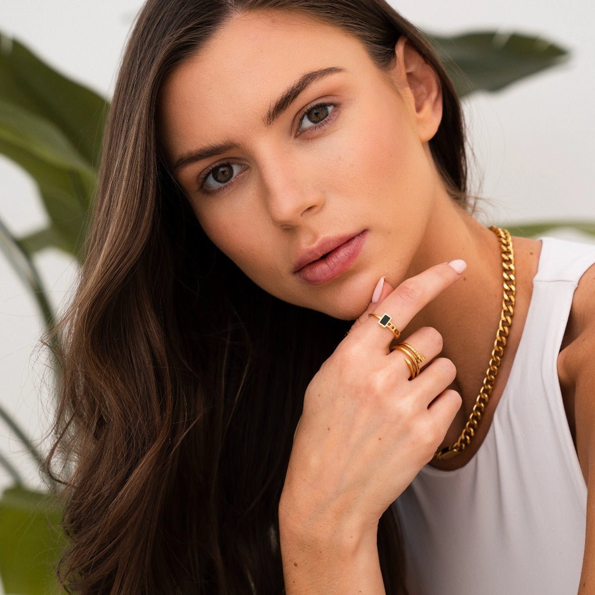 Fusion Ring Plated in 18k Gold