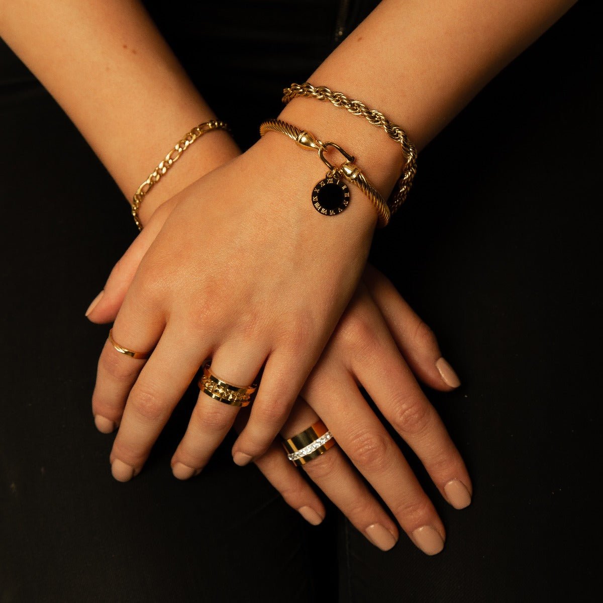 Genoa Ring Plated in 18K Gold