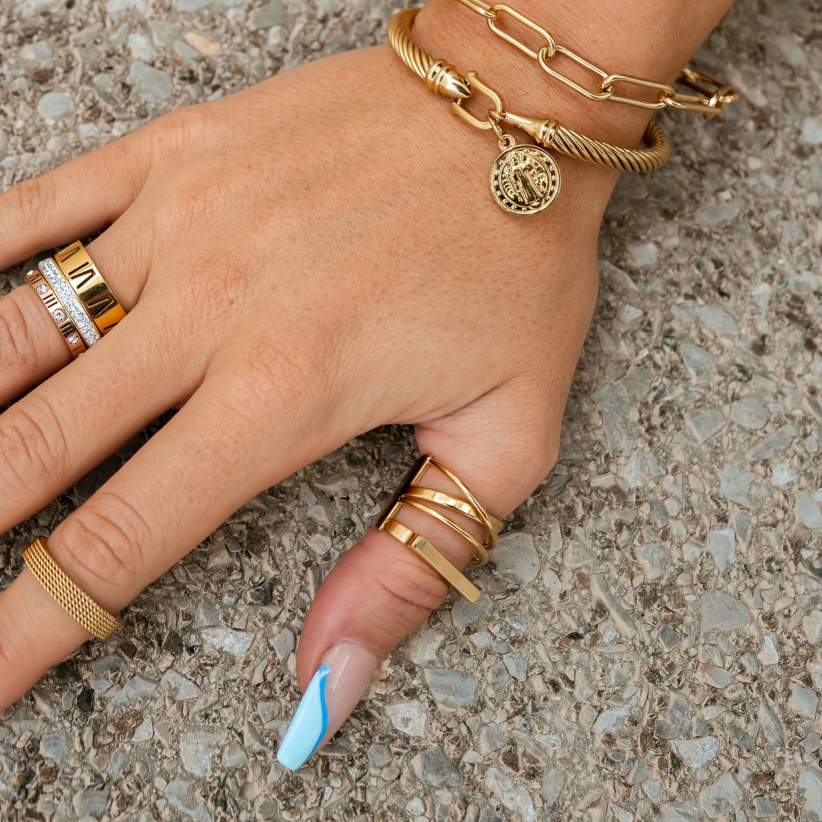 Haute Ring Plated in 18K Gold