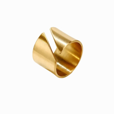 Hips Ring Plated in 18K Gold