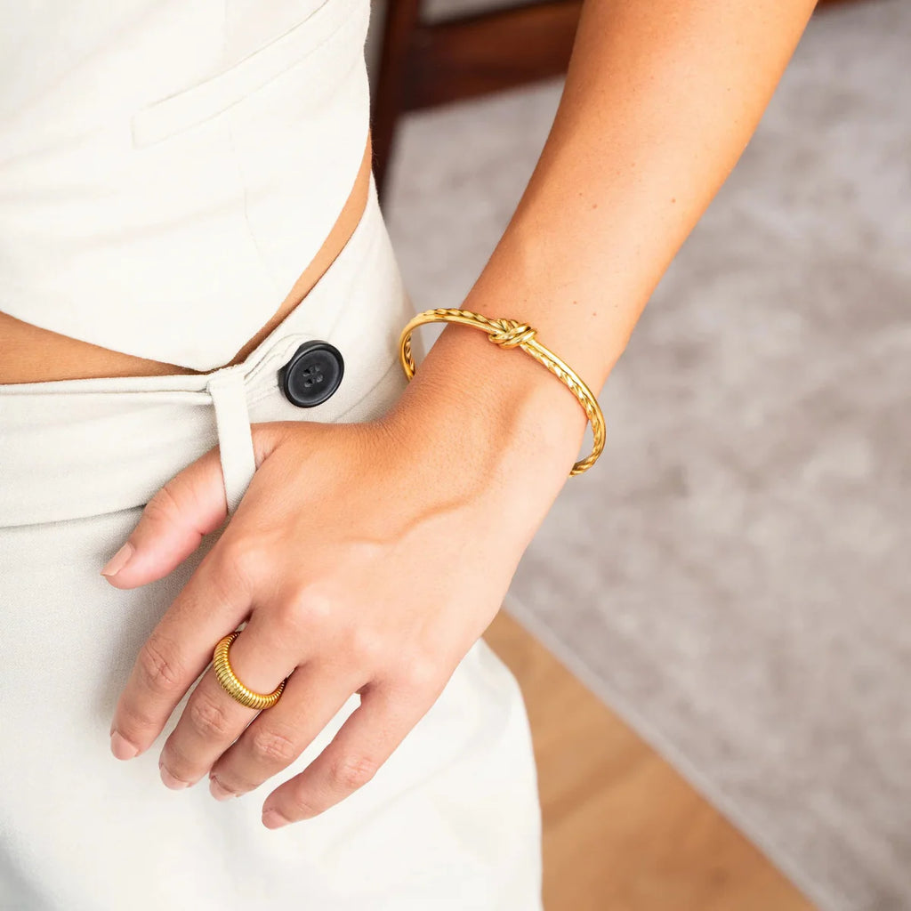 Pisa Ring Plated in 18K Gold