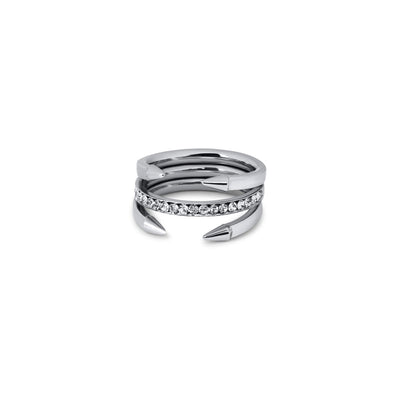Nail-Pointed Ring - Silver