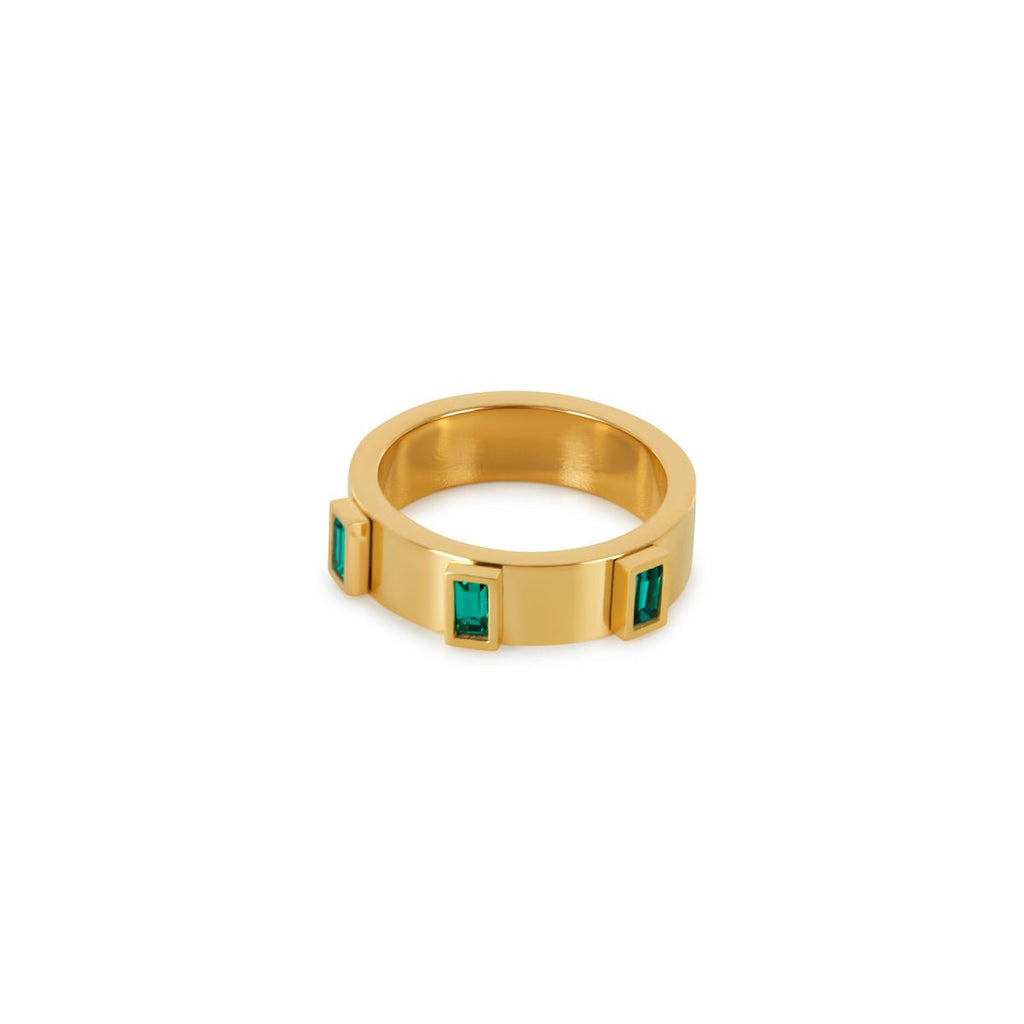 Prestige Cubic Ring Plated in 18K Gold