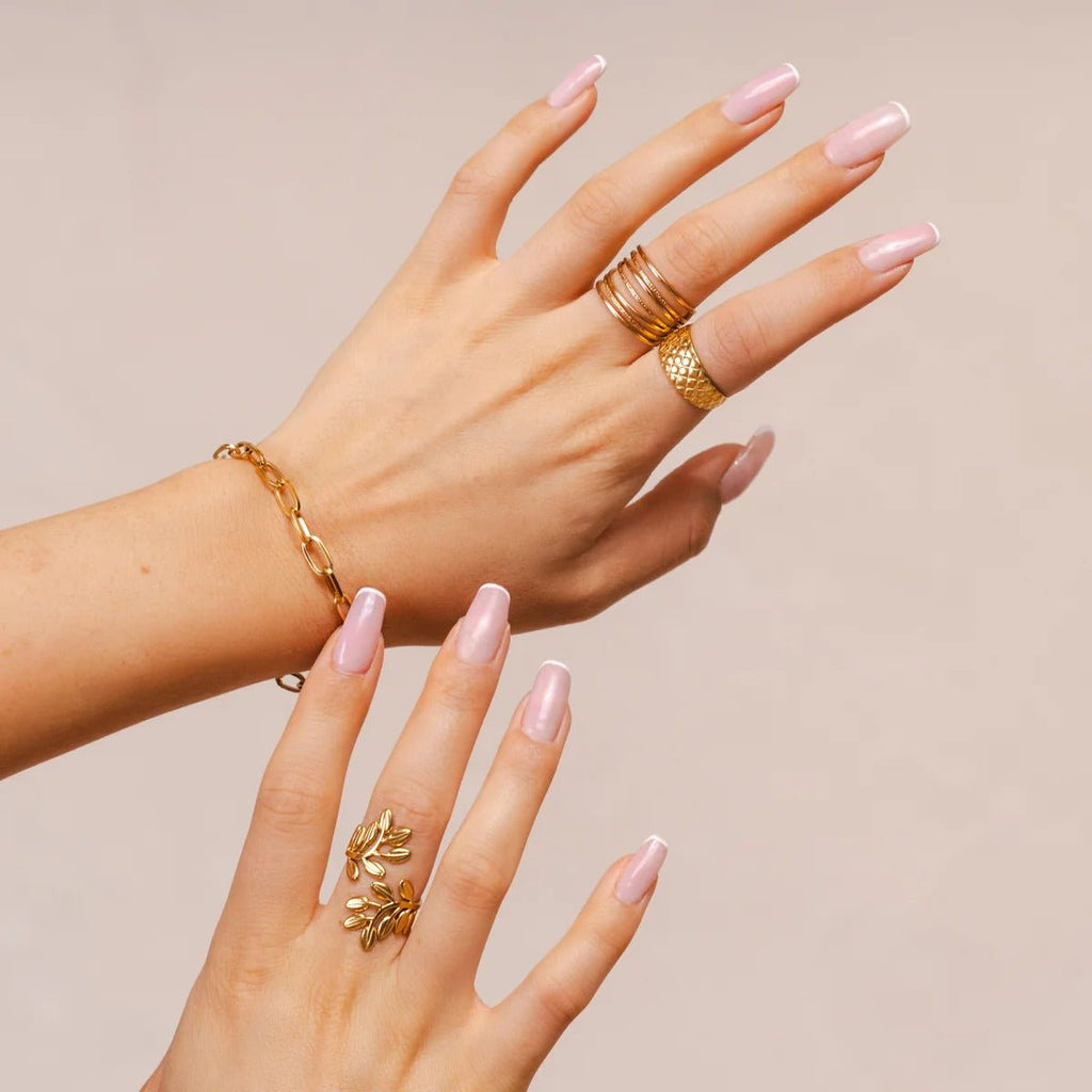 Adjustable Branch Ring Plated in 18K Gold