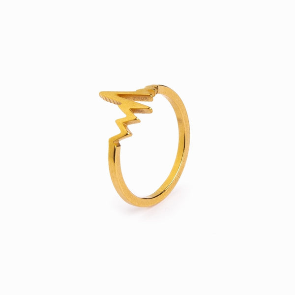 Love Rhythm Ring Plated in 18K Gold
