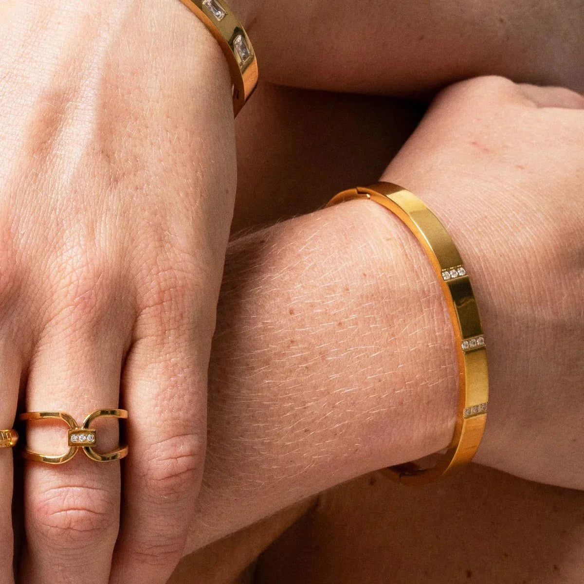 Tenderness Ring Plated in 18k Gold