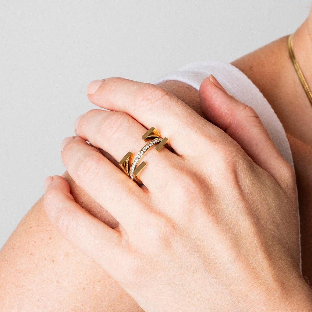 Truth Ring Plated in 18k Gold