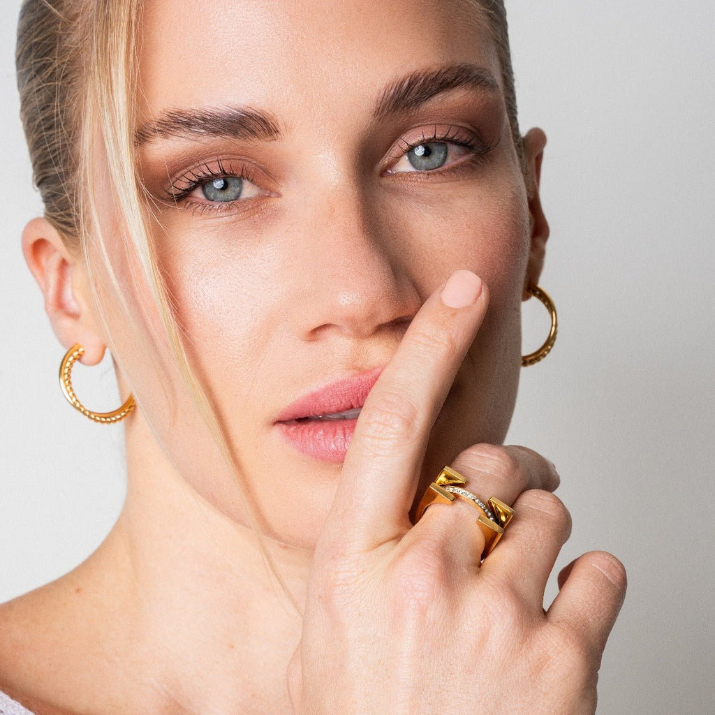 Truth Ring Plated in 18k Gold