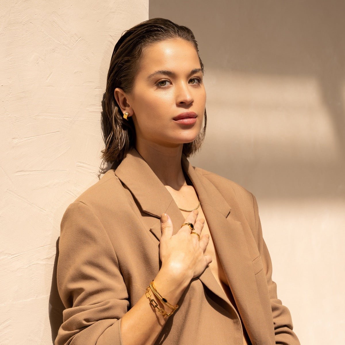 Alexandra Bracelet Plated in 18K Gold