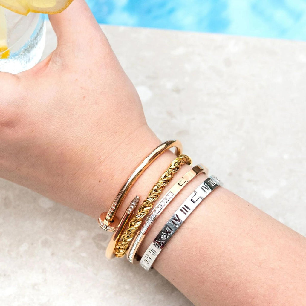 Roman Numeral Bracelet - Silver