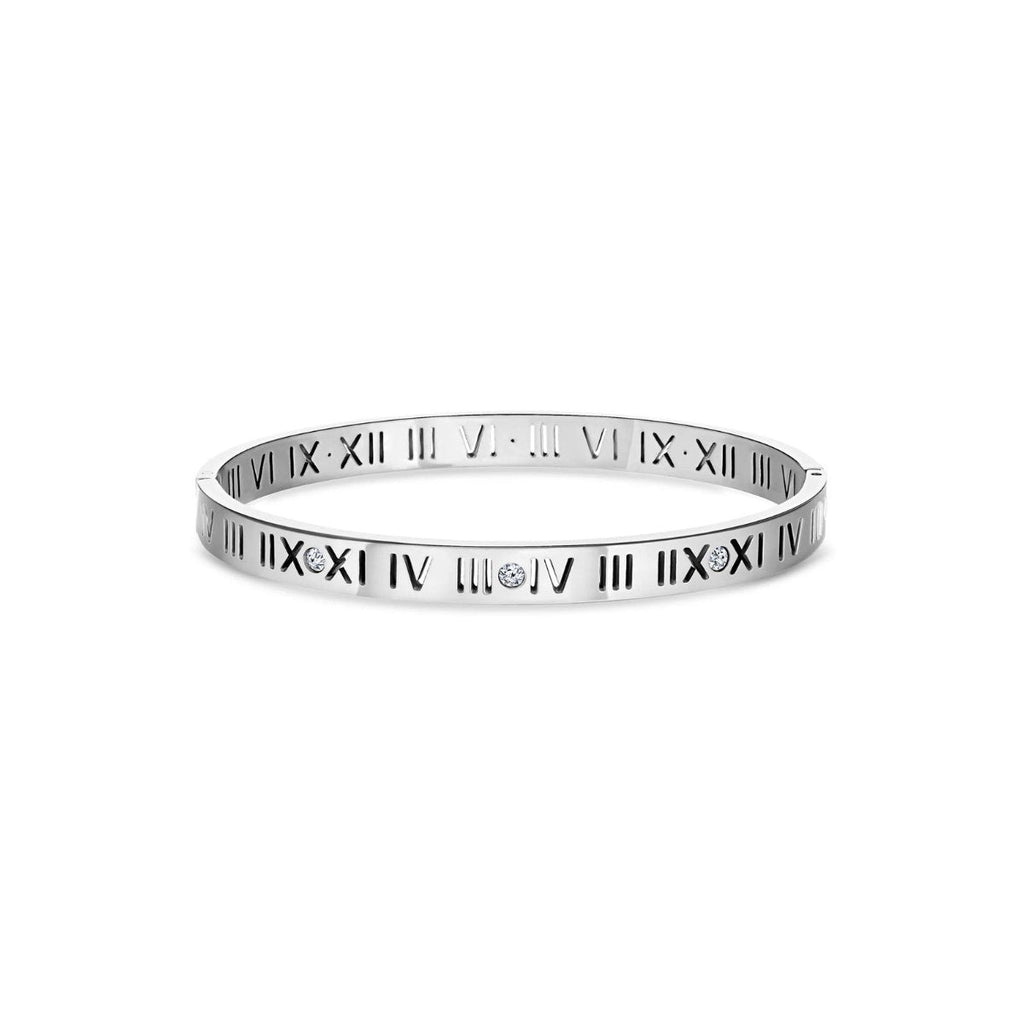Roman Numeral Bracelet - Silver