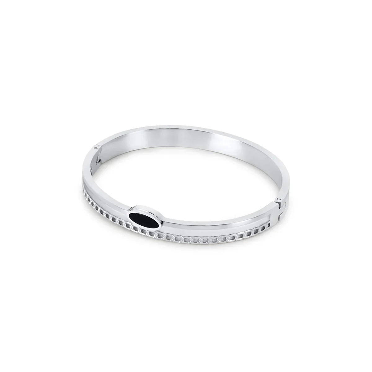 Onyx Layered Bracelet - Silver