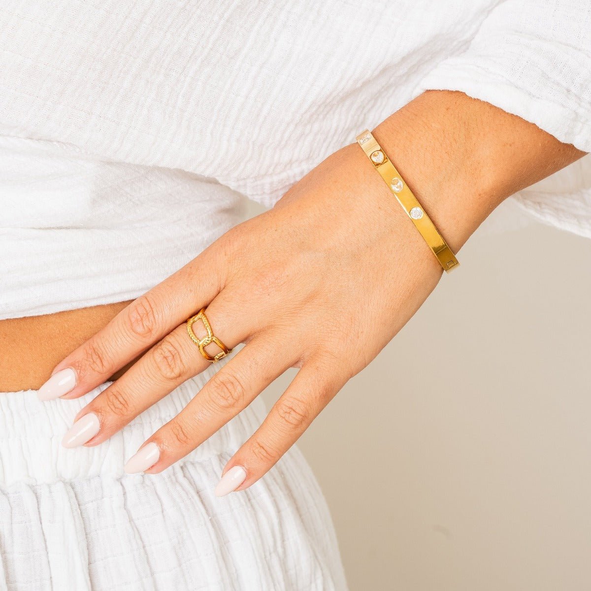 Catherine Bracelet Plated in 18k Gold