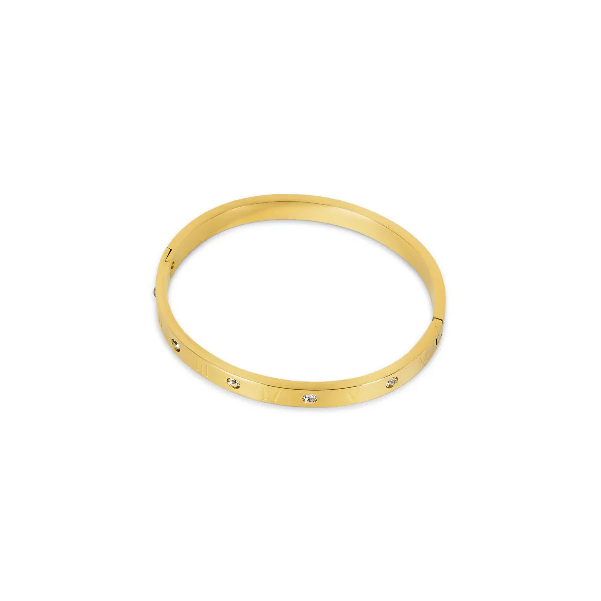 Classic Roman Bracelet Plated in 18k Gold
