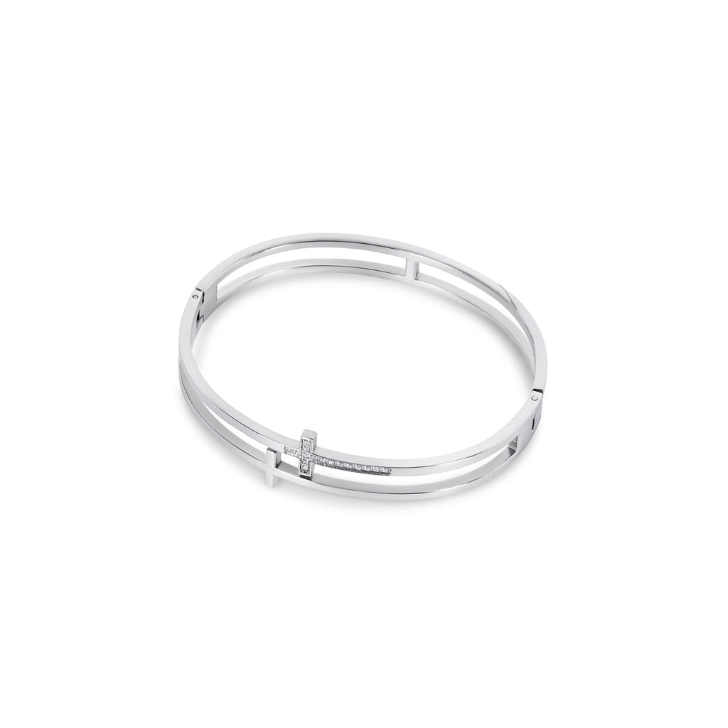 Cross Bracelet - Silver
