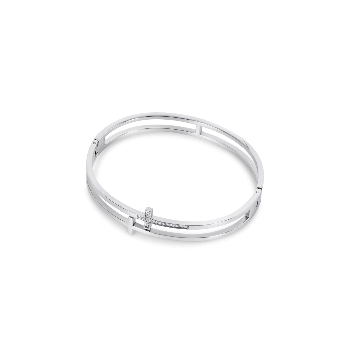 Cross Bracelet - Silver