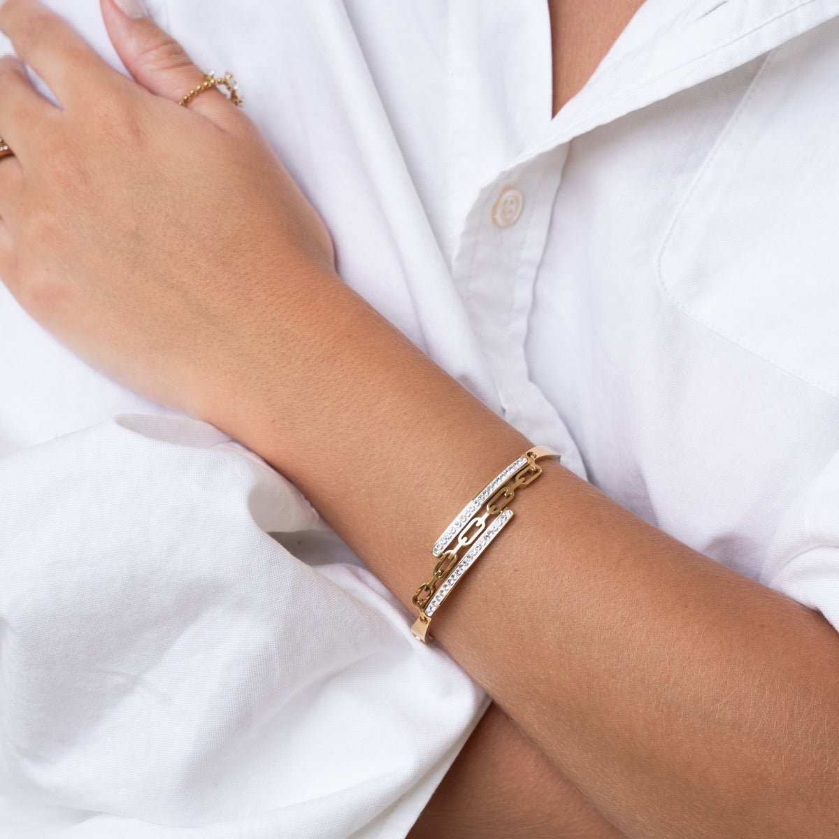 Donatela Bracelet Plated in 18K Gold