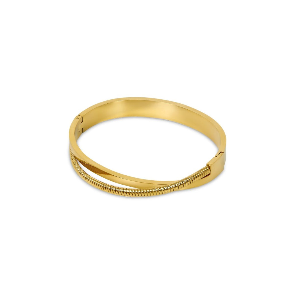 Double Harmony Bracelet Plated in 18k Gold