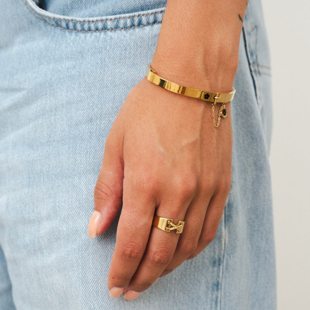 18K Gold Plated Charm Bracelet