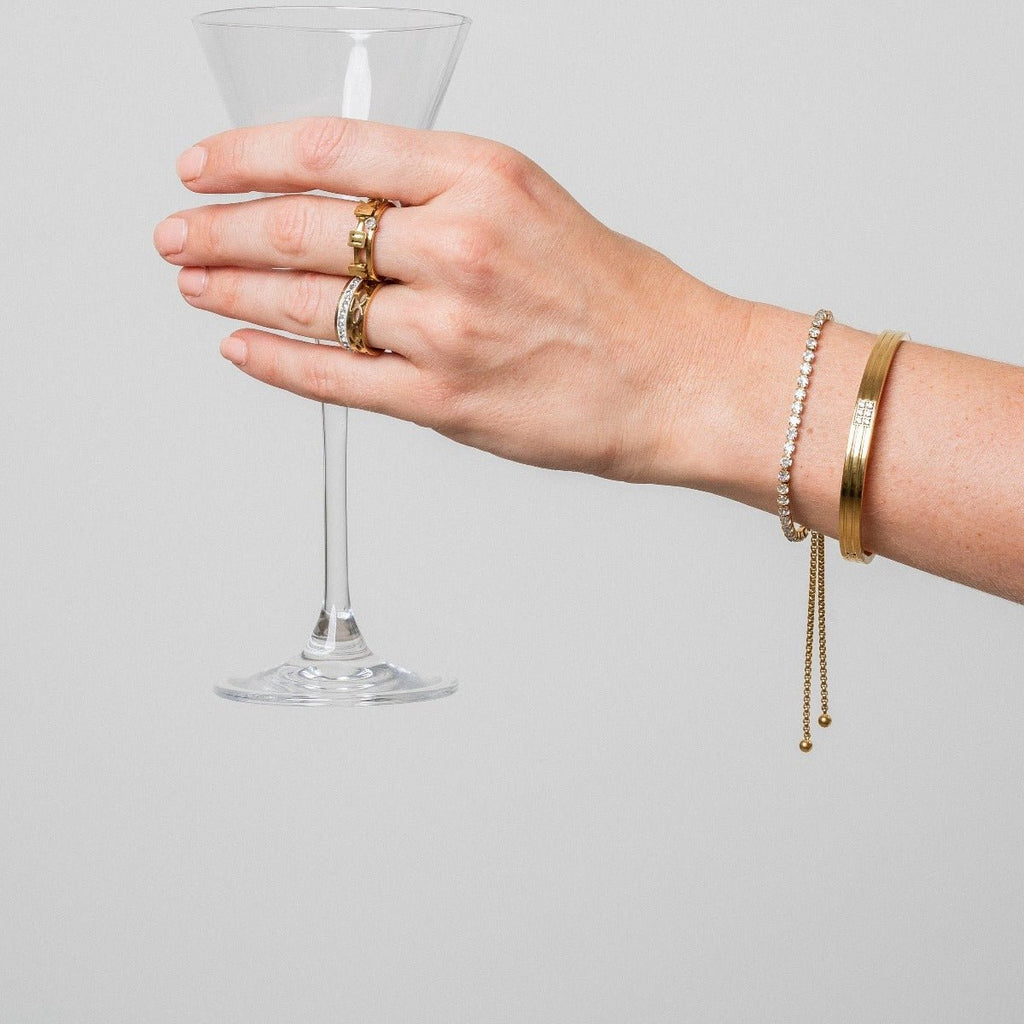 Hanna Bracelet Plated in 18k Gold