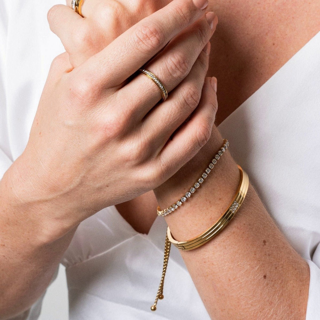 Hanna Bracelet Plated in 18k Gold