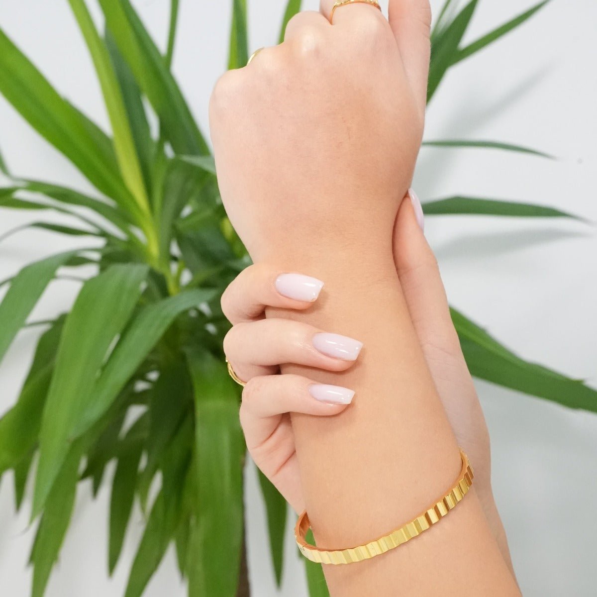 Ripple Bracelet Plated in 18k Gold