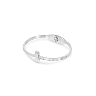 Elegance T-Bar Bracelet - Silver
