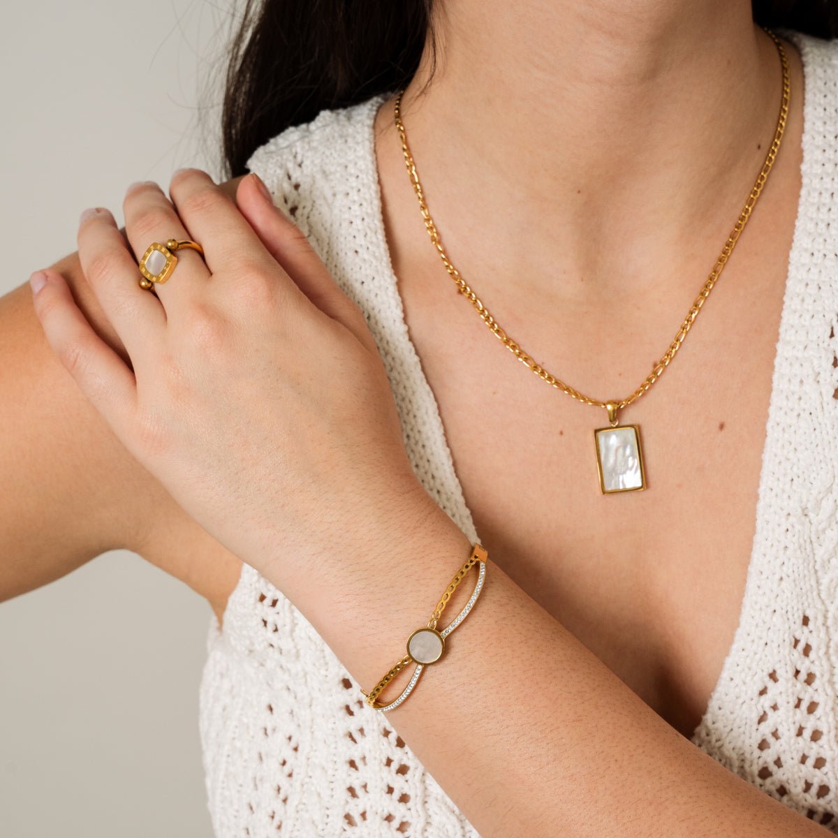 Venus Bracelet Plated in 18k Gold