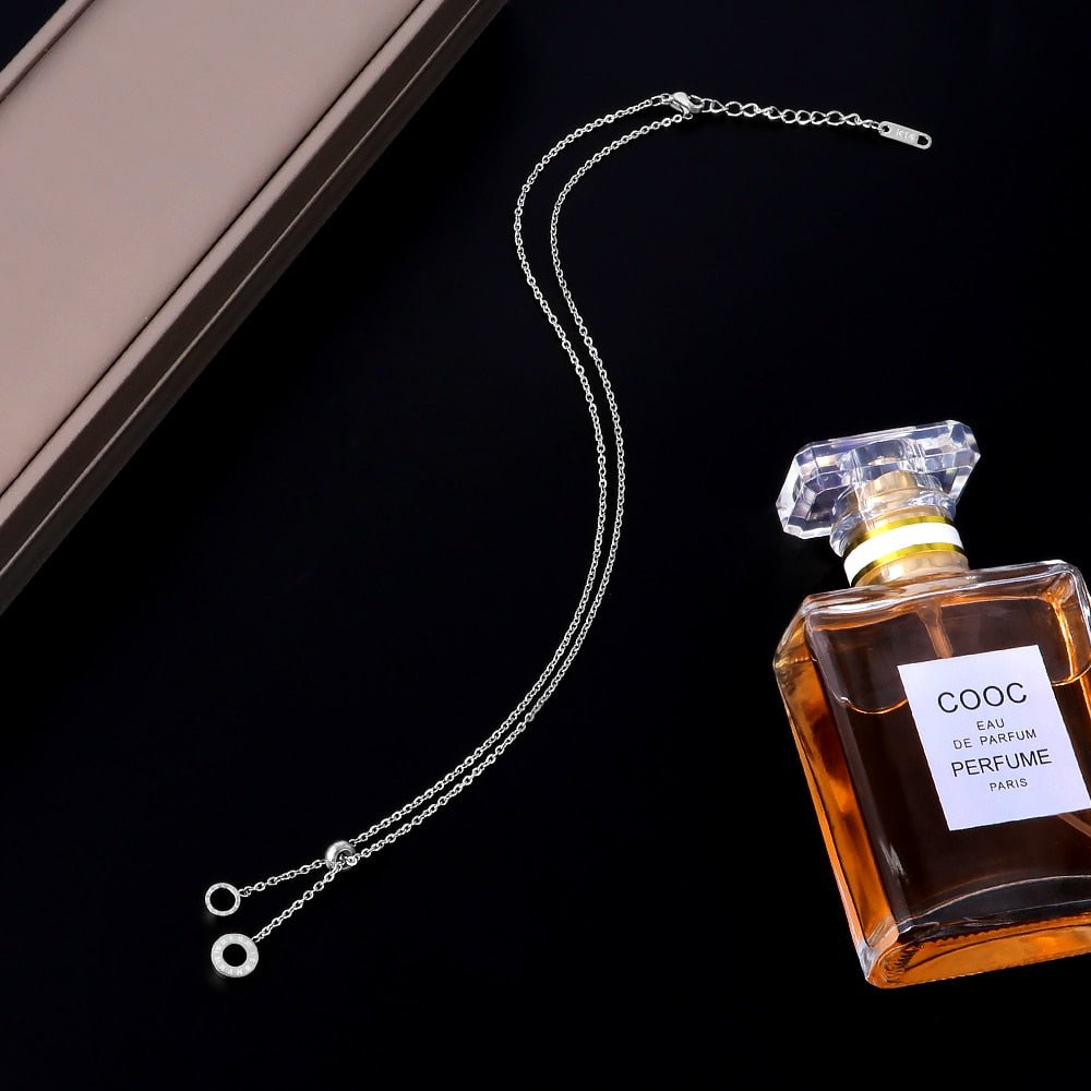 Athenas Tie Necklace - Silver