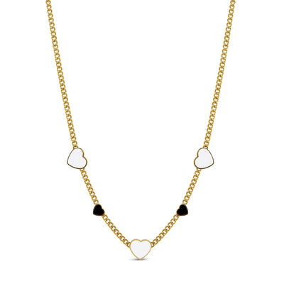 Love Glow Monochromatic Necklace Plated in 18K Gold