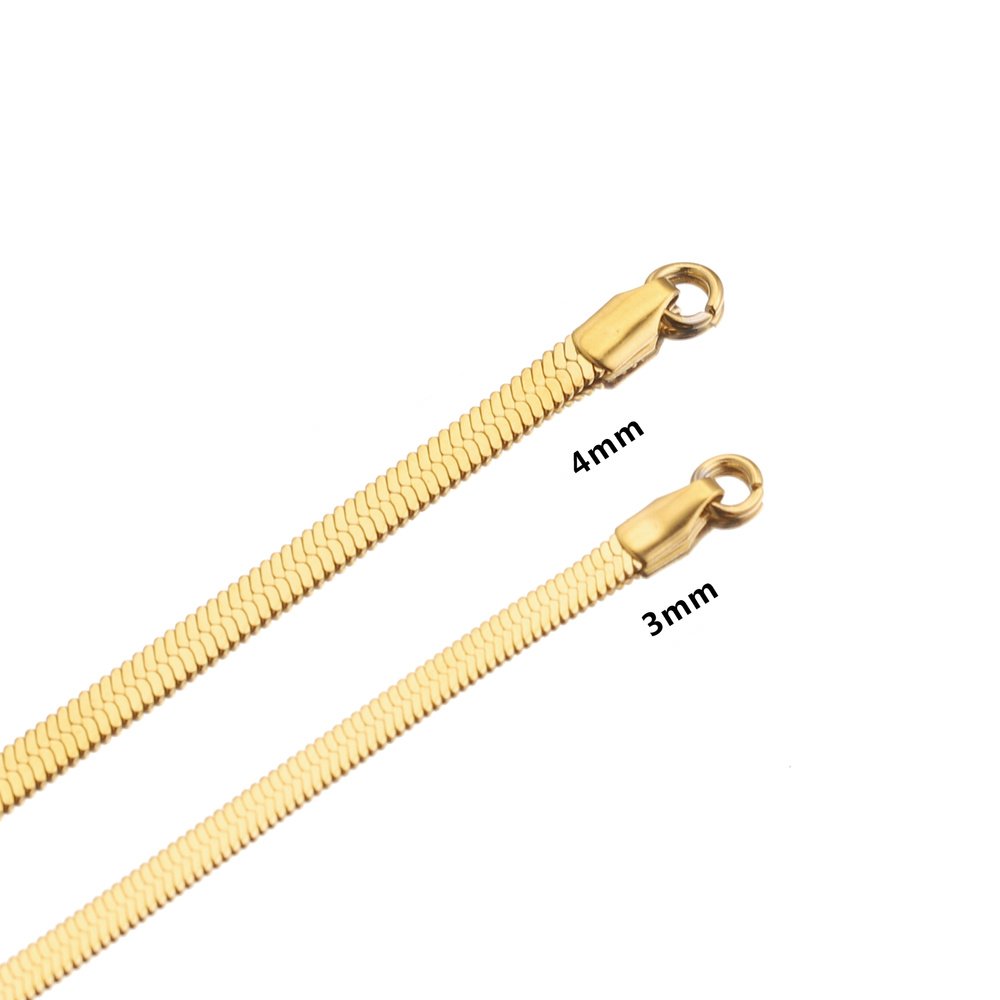 Gold-plated Snake Mesh Necklace in 18K Gold