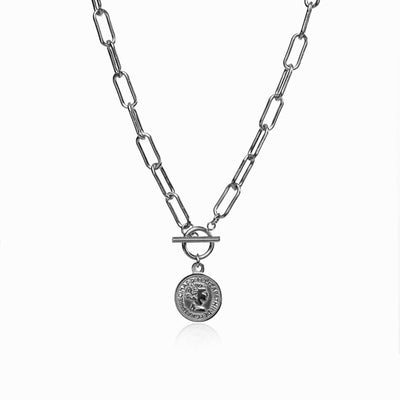 London Cents Necklace - Silver