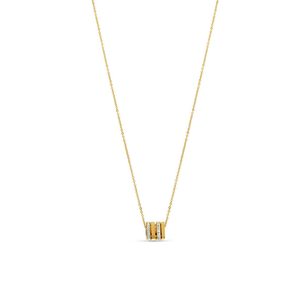 Rubix Necklace Plated in 18k Gold