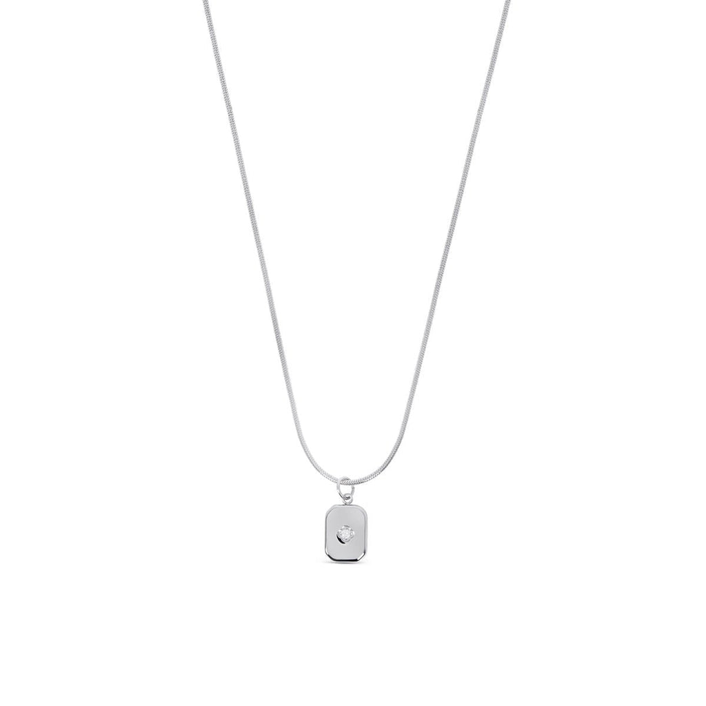 Shine Pendant Necklace - Silver