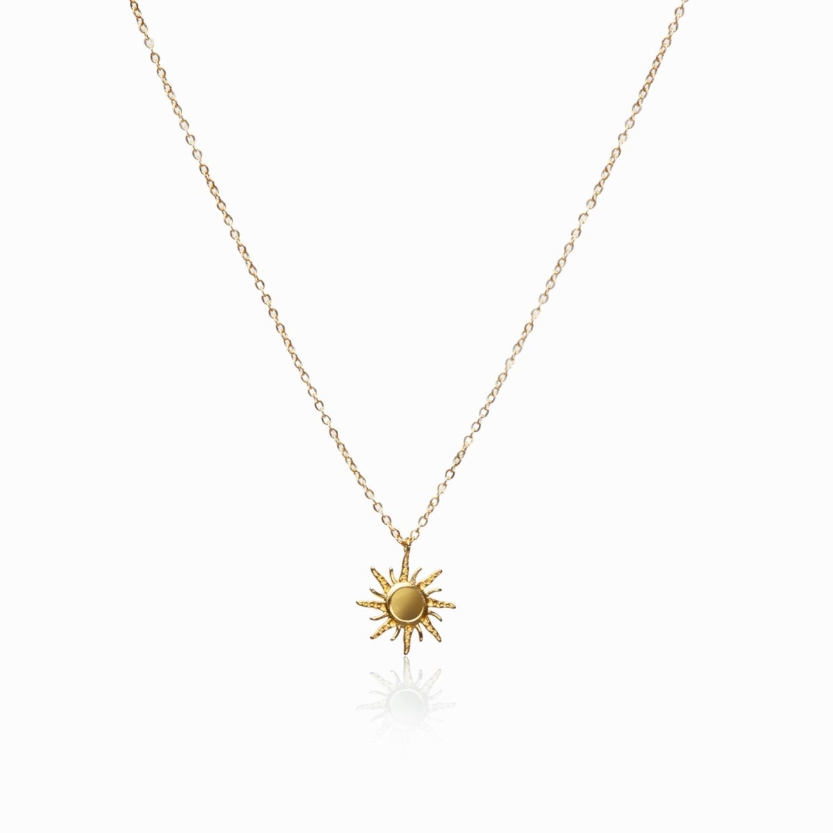 Solstice Necklace Pendant 18K Gold Plated