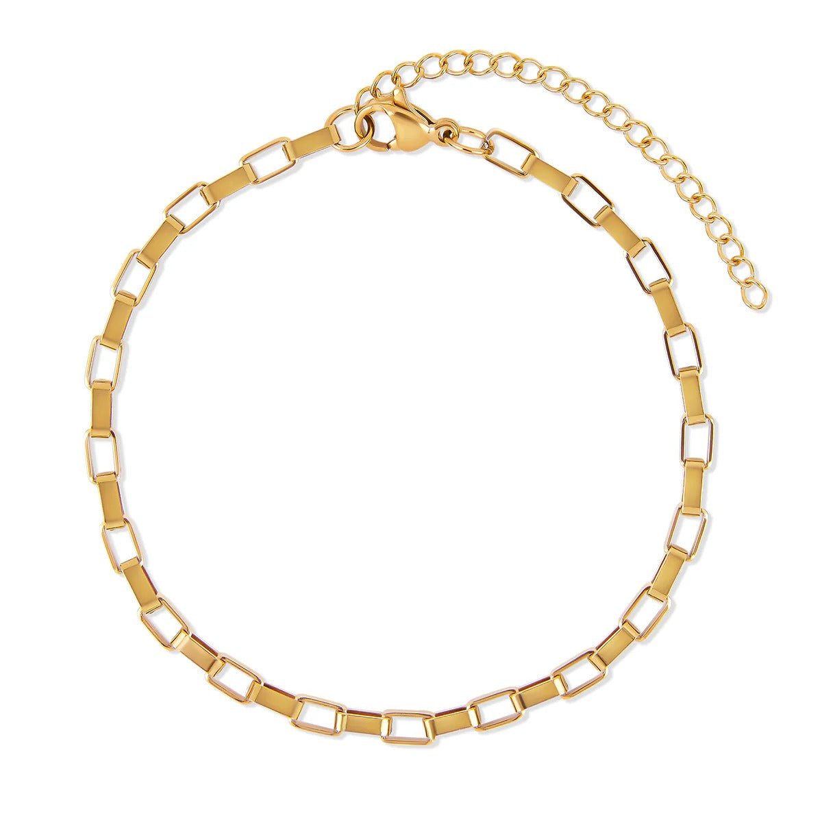 Elegance Bracelet Set & Knot Bangle Plated in 18K Gold
